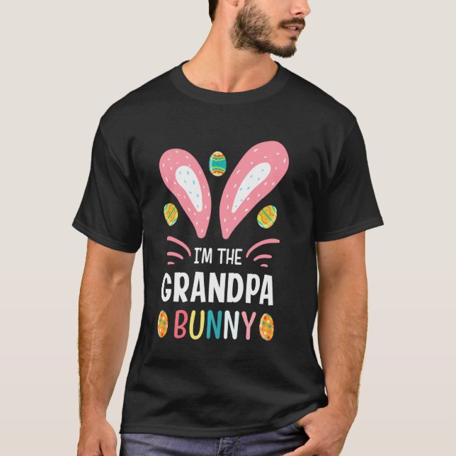 T-shirt Je Suis Le Grand-Père Bunny Funny Grand-Pâques (Devant)