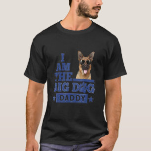 T-shirt Je Suis Le Gros Papa Chien Berger Allemand Joyeux 