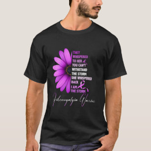 T-shirt Je Suis Le Guerrier De La Fibromyalgie De La Tempê