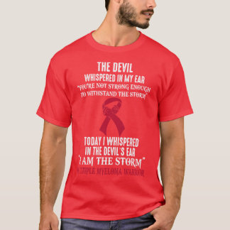 T-shirt Je Suis Le Guerrier De Sensibilisation Au Myélome