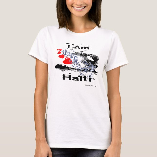 T-SHIRT JE SUIS LE HAÏTI (Devant)