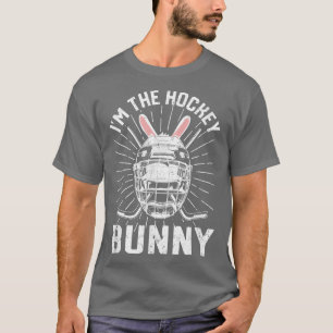 T-shirt Je suis Le Lapin De Hockey Drôle Jour de Pâques Ic