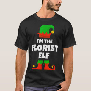 T-shirt Je suis le lutin fleuriste Famille Pyjama Noël Flo