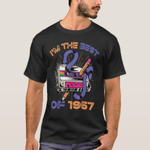 T-shirt Je suis le meilleur de 1957 Vintage Cassette Tape
