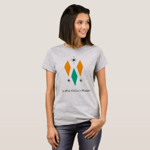 T-shirt Je suis le milieu du siècle moderne Diamants Oran
