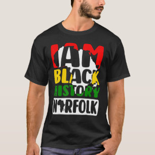 T-shirt Je suis le Mois de l'Histoire Africien ni folle