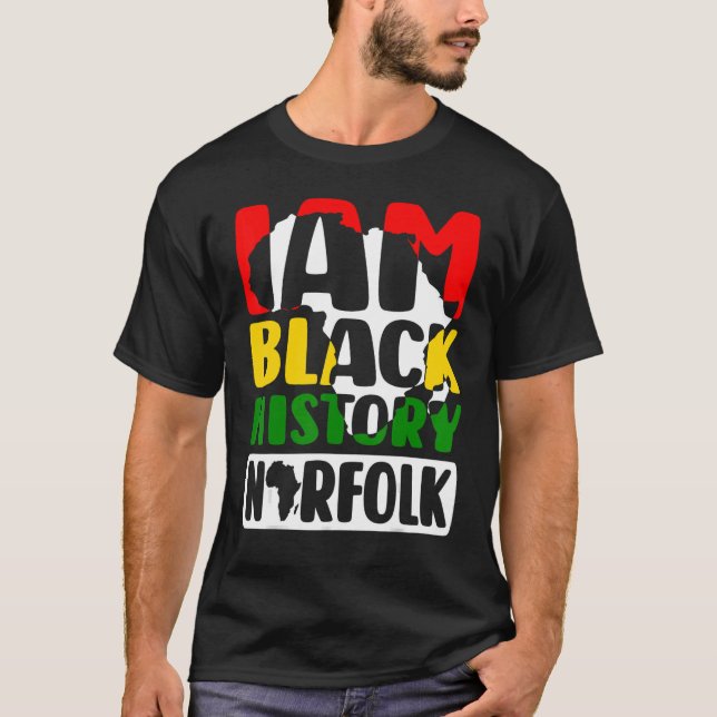 T-shirt Je suis le Mois de l'Histoire Africien ni folle (Devant)