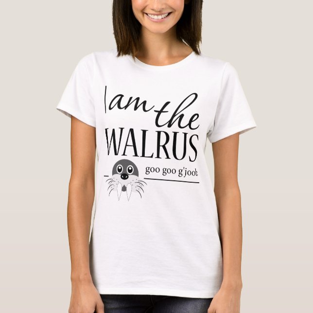 T-shirt Je suis le morse (Devant)