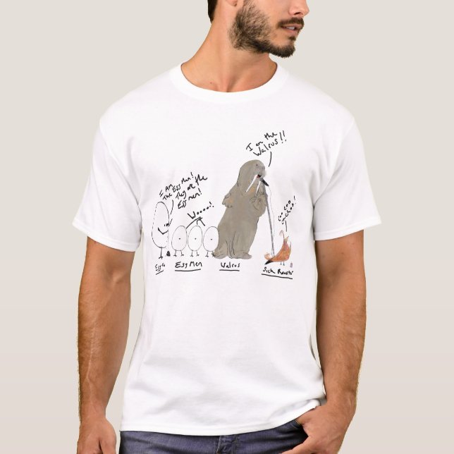 T-shirt Je suis le morse (Devant)