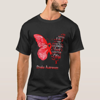 T-shirt Je Suis Le Papillon De Sensibilisation À La Tempêt