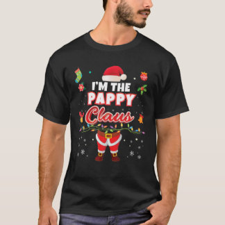 T-shirt Je suis le Pappy Claus Matching Family Joyeux Chri