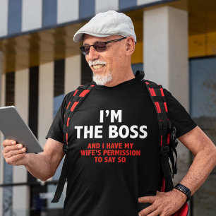T-shirt Je suis le patron
