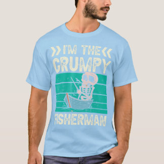 T-shirt Je suis le Pêcheur Grumpy Hobby Pêcheur de poisson