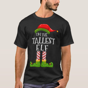 T-shirt Je suis le plus grand elfe jumelé famille Noël Pyj