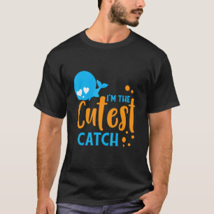 T-shirt Je suis le plus mignon Kid pêcheur de petit pêcheu
