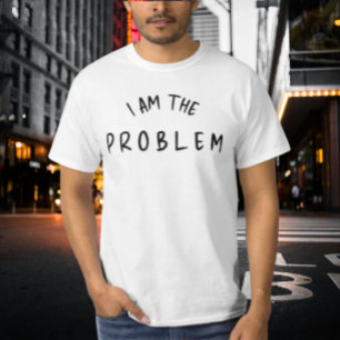T-shirt « Je suis le problème » – Création drôle de police