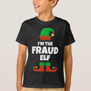 T-shirt Je suis le pyjama de la famille des elfes de fraud