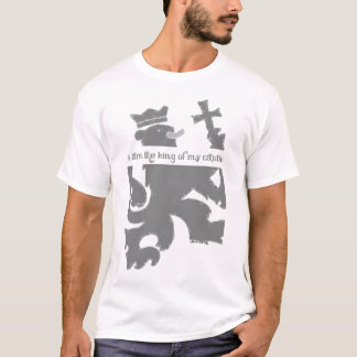 T-shirt Je suis le roi de mon château