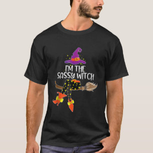T-shirt Je suis le Sassy Witch Shirt Halloween Matching Gr