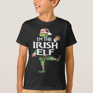 T-shirt Je suis l'Elfe irlandais Noël Eve Xmas Elf Squad C