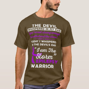 T-shirt Je suis l'épilepsie tempête guerrier 1