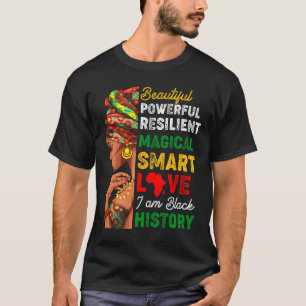 T-shirt Je suis les femmes de l'histoire noire Mois de l'h
