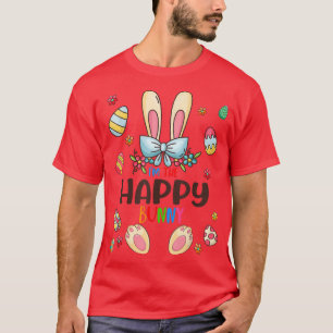 T-shirt Je suis L'Happy Bunny Jour de Pâques Jour de jumel