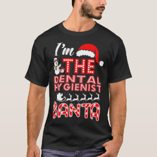 T-shirt Je Suis L'Hygiéniste Dentaire Père Noël Christm