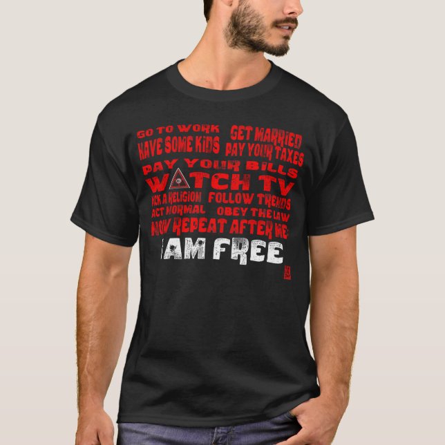 T-shirt Je suis libre (Devant)