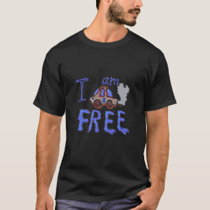 T-shirt Je suis libre de ma voiture