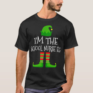 T-shirt Je suis l'infirmière de l'école Elf Famille corres