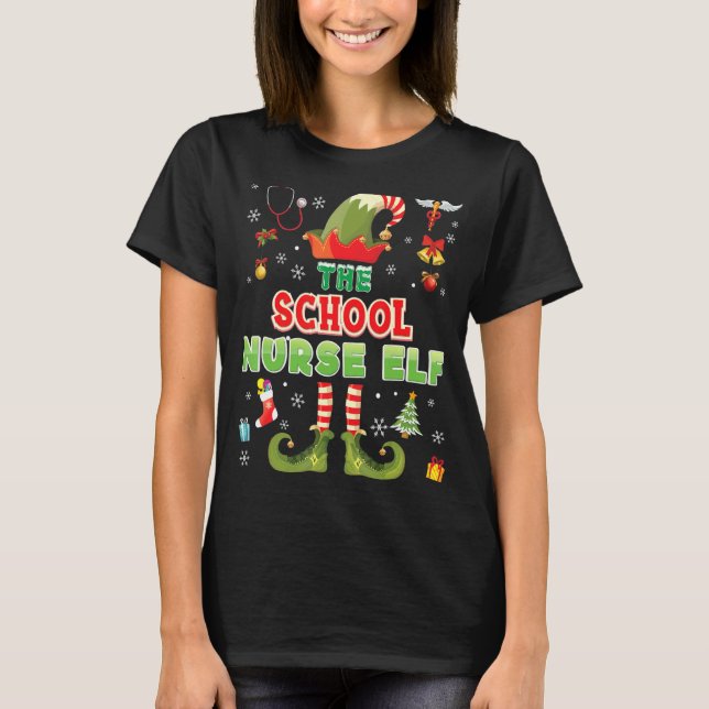 T-shirt Je Suis L'Infirmière De L'École Suit Suit Sweater  (Devant)