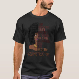T-shirt Je Suis L'Instructeur De Storm Ged African America