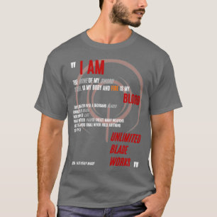 T-shirt Je suis l'os de mon épée Archer FateStay Night UB