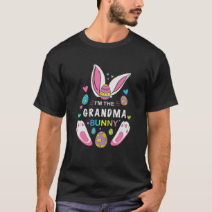 T-shirt Je suis Mamie Lapin Lapin Famille de Pâques Corres