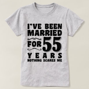 T-shirt Je Suis Marié Depuis 55 Ans Aujourd'Hui