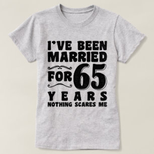 T-shirt Je Suis Marié Depuis 65 Ans Fiançailles