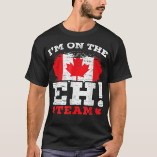 T-shirt Je Suis Membre De L'Équipe De L'EH Feuille D'Érabl