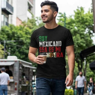 T-shirt Je suis Mexicain, c'est mon drapeau