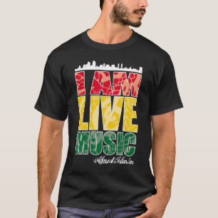 T-SHIRT JE SUIS MUSIQUE EN DIRECT