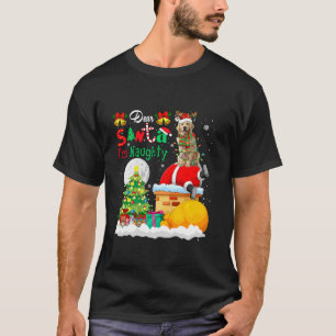T-shirt Je suis Naughty Funny Plaisanterie Xmas Père Noël 