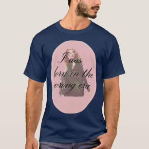 T-shirt Je suis né dans la rouquine de la mauvaise époque