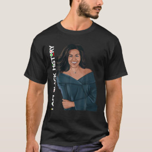 T-shirt Je Suis Noir Histoire Michelle Obama International