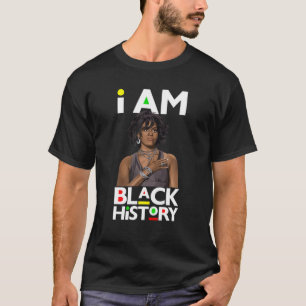 T-shirt Je Suis Noir Histoire Michelle Obama International