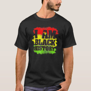 T-shirt Je Suis Noir Histoire Mois Africain Pride Noir Tou