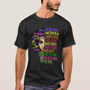 T-shirt Je Suis Noir Histoire Mois Femme Black Girl Magic 