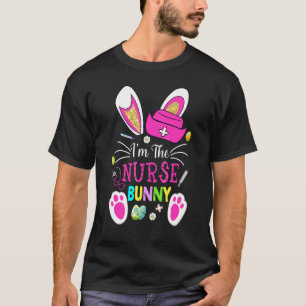 T-shirt Je suis Nurse Bunny Rabbit Pâques
