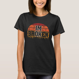 T-shirt Je suis OK Brisé Maladie Invisible Mentale Aware V
