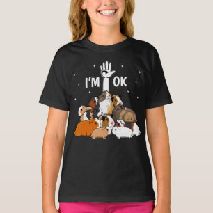 T-shirt Je suis OK Drôle Amateur de Cochons de Guinée