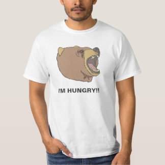 T-shirt Je suis ours gris affamé